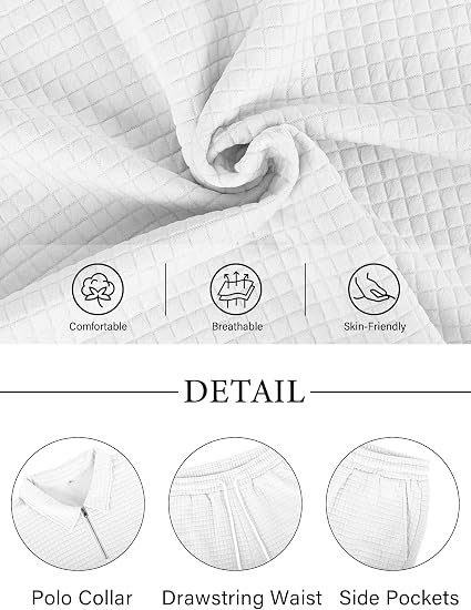 Men's Short Sets 2 Piece Polo Shirt Summer Outfits Casual Fashion Tracksuits Short Sleeve Travel Clothes